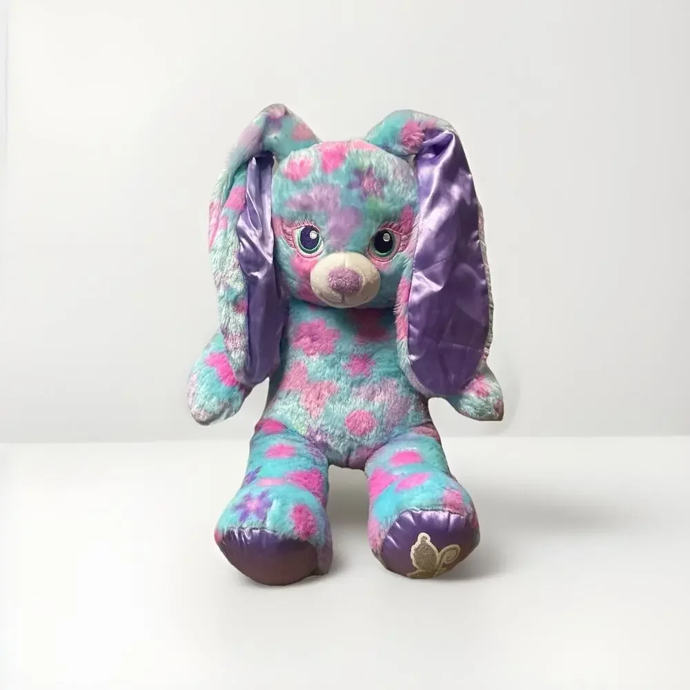 Build A Bear Bunny Rabbit Blue Beary Fairy with‎ Sparkle Wings 16